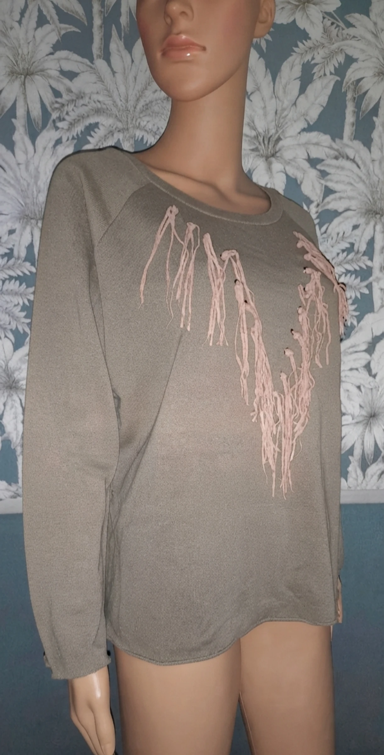 Sweat Leon & Harper franges taille L – photo 2